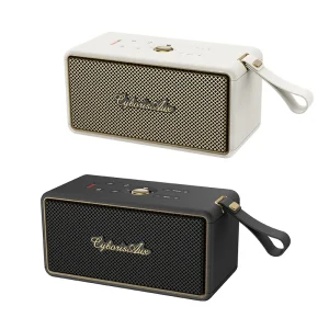 Gold Plating Retro Wireless Speaker Portable Lanyard Outdoor Desktop Heavy Bass Sound Box