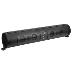 Golf Cart Speaker Amplified ATV UTV Golf Cart BT Connector 8 Speaker Soundbar Waterproof With LED Lighting 500 Watts