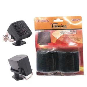 Good Quality Piezo Mini Car Tweeter Speaker TP 008A 105db 500w Car Audio Systems Silk Dome Tweeter