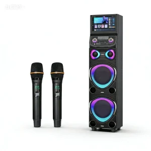 H2210 Portable Karaoke Speaker with Large HD Screen, Bluetooth, WiFi, HIFI Sound All-in-One Audio System