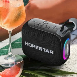 H66 Wireless Portable Smart Speaker Outdoor Mini Sport Speaker Subwoofer Heavy Bass With Radio RGB Light