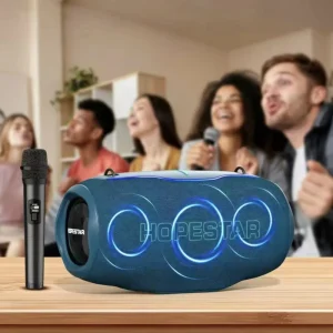 H86 180W Portable Outdoor Speaker 24000mAh 3 5H Playtime Wireless Mic Bass Radiator RGB LED Lighting IPX 6 Waterproof
