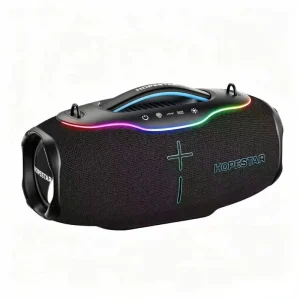 H90 IPX6 Waterproof RGB LED Speaker 220W Punchy Bass 24000mAh All-Day Power for Outdoor Adventures