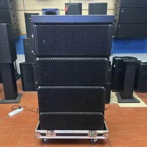 HDL 30 A Pro Sound Dual 10 Inch Active Powered Two way Neodymium 8ohm Line Array Speakers Sound System Wedding PA Audio