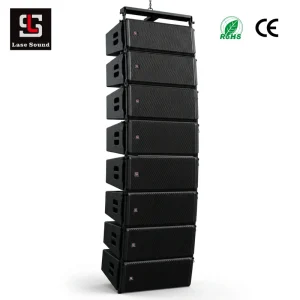 HDL 300A Powered Line Array System Dual 10 Inch Active Stage Speaker 2200W Professional Outdoor Concert Speakers
