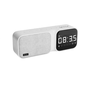 HF16 Portable Wireless Speaker 5W Alarm Clock Radio 1200mAh Big Battery TF Slot USB Aux White Noise Optional