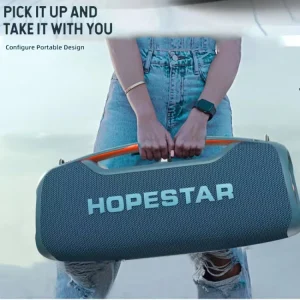 HOPESTAR A60 100W Outdoor Portable IPX6 Waterproof Wireless Speaker with Microphone