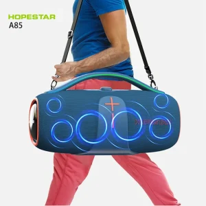 HOPESTAR A85 Outdoor Portable Wireless 5.3 Speaker 400W High Power Waterproof Subwoofer 6 Speakers Built in Plastic
