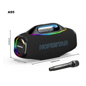 HOPESTAR A95 580W Subwoofer Outdoor TF Card TWS FM Speaker RGB Home Theatre Party Karaoke Customization Supported