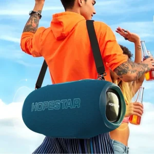 HOPESTAR H86 180W Wireless Outdoor Portable Party Bluetooth Subwoofer BT5.3 Bass Waterproof Speaker With Microphone