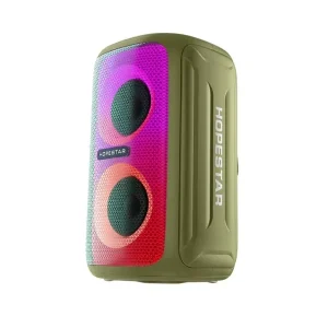 HOPESTAR PARTY110 Mini Wireless BT Speaker RGB LED USB Audio Player Card Slot Battery for Home Use