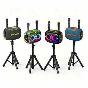 HOPESTAR PARTYBOX 120W Wireless Party Speaker with Dual Mic 22000mAh Karaoke Speaker