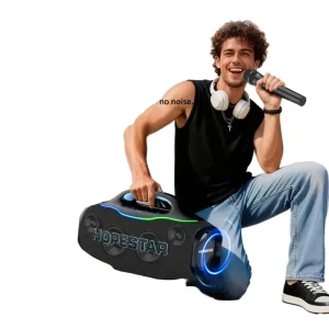 HOPESTAR S90 220W Portable Wireless Speaker Stereo Audio System Waterproof RGB 5.3 Home Theatre Stage for Karaoke Subwoofer