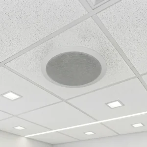 HS65CL Complete Studio Ceiling Mounted Audio Program Power Amplifier 100W 400W Background Music Broadcasting Black Speakers