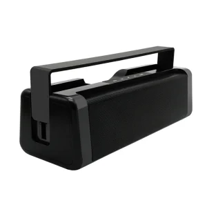 HSPDIA Square Speaker Radio FM Digital Display Screen Portable Handle Belt Sound Box Boombox Caixa Som Portatil