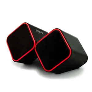HV SK473 Gaming Computer 2.0 Desktop Speaker USB Wired Home Office Small Audio Desktop Small 2.0 PC Speakers