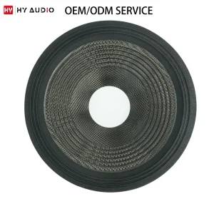 HY AUDIO Factory Supply Cloth Edge Carbon Fiber Speaker Cone Neck Size 103 mm 15 Inch Speaker Accessory Products