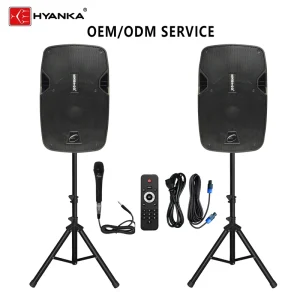 HYANKA S 1502 15 Inch 8 Channel Stage Performance Sound System Full Set 250W Professional Dj Outdoor Portable Speakers Set