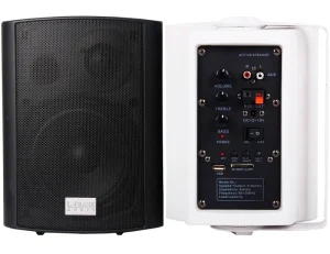 HYB106-5AM+5, 5.25″ 2.0 30W Multimedia Wall Mount Active Computer PA Amplifier Speaker