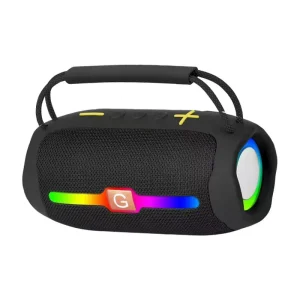 Handheld Portable Speaker With RGB Colorful Lights Atmosphere Soundbox for Outdoor Camping & Party