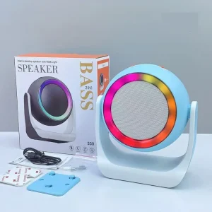 Heavy Bass Subwoofer Speaker for High Power Wall Mount Stereo RGB LED Outdoor Car Home Commercial Portable Audio Player