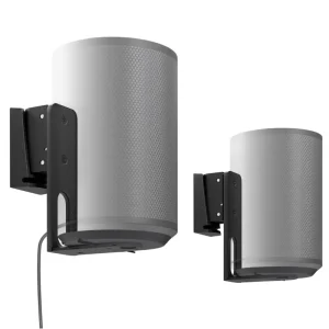 Heavy Duty Metal 360 Degree Rotating Wall Speaker Holder for Audio Systems Mounting ERA100 and ERA 100 SL