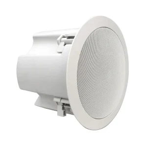 Hi Fi Stereo Surround 2 Way Coaxial In Ceiling Speaker Frameless Magnetic Grill Water Resistant USB Connectivity Home Theater