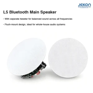 HiFi Flush Mount Ceiling Speaker 89dB Sensitivity for Home Audio System