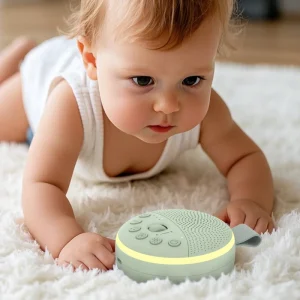 HiFiD Baby White Noise Machine Type c Rechargeable Sleep Machine Speaker Baby Sleep Sound Player Night Light