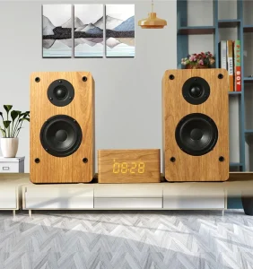 Hifi Speakers Wood Bookshelf Speaker Cabinet Multimedia Bookshelf Speakers
