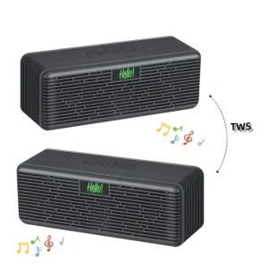 Hifi Wireless Computer Speaker Box Battery Powered Blue Bluetooth Speaker OEM With Custom Logo