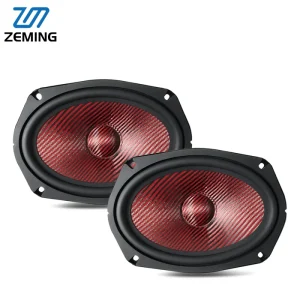 High End 2 Way Car Coaxial Speakers 6×9 Component Speakers Sets Carbon Fiber Cone Car Audio Speaker