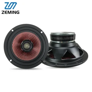 High End 6.5 Inch car speaker 2 Way Stereo Car Speakers 120W*2 Red Woofer Coaxial System coaxial speaker 6.5 inch