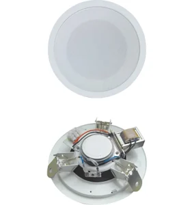 High Fidelity 5 Inch Full Range Ceiling Speaker with a Dual Cone Spring Clamp Easy Installation OEM ODM Factory Direct Sale