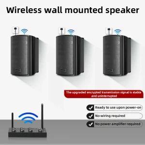High Fidelity 6.5 Inch Wall Mount Wireless Mono Audio for Store Gym Restaurant