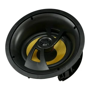 High Fidelity Audio Crossover Ceiling Speaker 8 Ohm 6 8 Inch Angled Directional 100W AC Power Output for Home Theatre