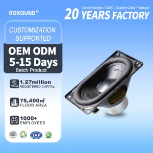 High Fidelity Balanced Tone Low Distortion 2.5 Inch Full Range Car Speaker Accessories 4Ohm 20W Metal Audio Replacement Unit