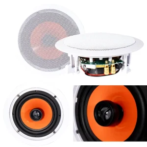 High Performance 2 Way Ceiling Speaker for High Impact Home Theater System Easy Fast Installation In Ceiling Speaker Movie Audio