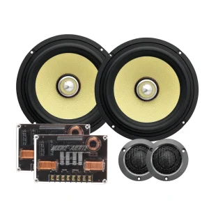 High Performance 6.5 Inch 2-Way Component Speaker System with Horn Design Car Audio Speakers
