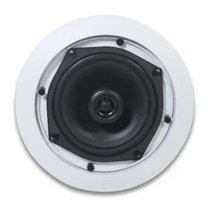 High Performance Ceiling Speaker Delivering Clear Voice and Music Reproduction in 8Ω Low Impedance PA Setups Ceiling Speaker