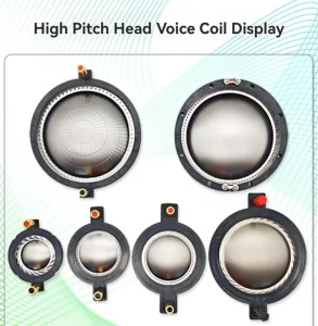 High-Performance Compression Driver Unit Replacement Titanium Diaphragm 8 OHMS 34/44/51/72/75/99.2mm Voice Coil