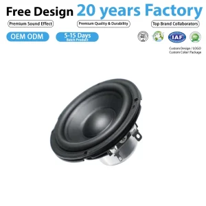 High Power OEM Custom 2.75 Inch Dual Magnet Speaker Driver 30W 3Ω Full Range Hifi Full Range Speaker Accessories for Audio