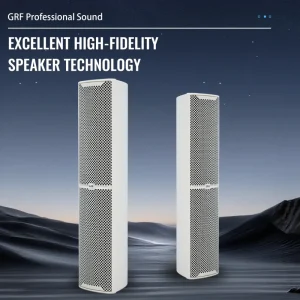 High-Power Professional Line Array Column Speaker for Stage Pro Audio Passive EXW GRF Audience Hierarchical Structure