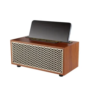 High Power Wood Classic Speaker Wooden Soundbar Bluetooth Speaker With Phone Holder