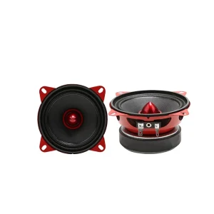 High Quality 4 Inch 4ohm 80W Coaxial Car Speakers with Electric Iron Horn Disc Style for Car Audio