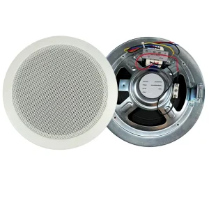 High Quality 6 Inch 70-100V Iron Loudspeaker Woofer Paper Cone Ceiling Bass Horn Speaker for Public Adress Systems