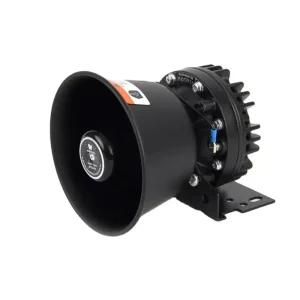 High Quality 8/11 Ohm 115 122dB Round Shape Black 100W Amplifier Speaker Fire Car Horn Speaker