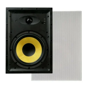 High Quality 8 Inch Two Way In Wall Ceiling Speakers 100W High Power With ABS For Home Theater Loudspeakers System Party