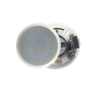 High Quality Custom Sound Hanging Coaxial Tweeter ABS 6 Inch 100V Ceiling Speaker for PA System Office School