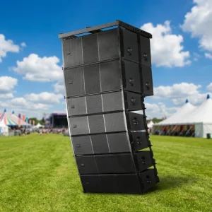 High Quality Dual 12 Inch Line Array Speakers Dual 18 Inch Subwoofer Powerful Passive Line Array Outdoor Sound System